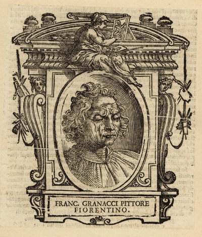Portrét Francesca Granacciho, italského renesančního malíře z Florencie od Italian School