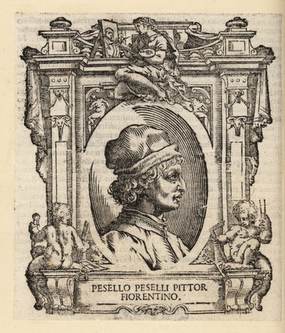 Portrét Francesca Pesellina, italského malíře z Florencie od Italian School