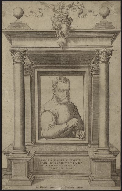 Portrét Giacoma Barozzi da Vignola od Italian School