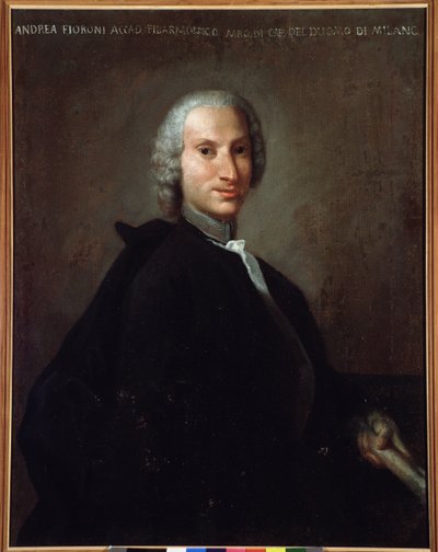 Portrét Gianandrey Fioroni (1716-1778), italského skladatele od Italian School