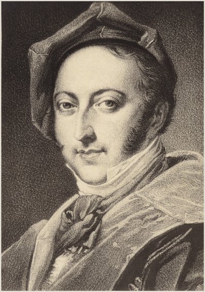 Portrét Gioachina Rossiniho od Italian School