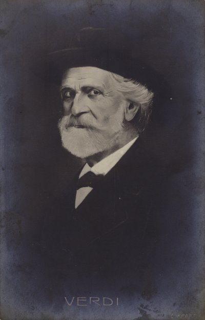 Portrét Giuseppe Verdiho od Italian School
