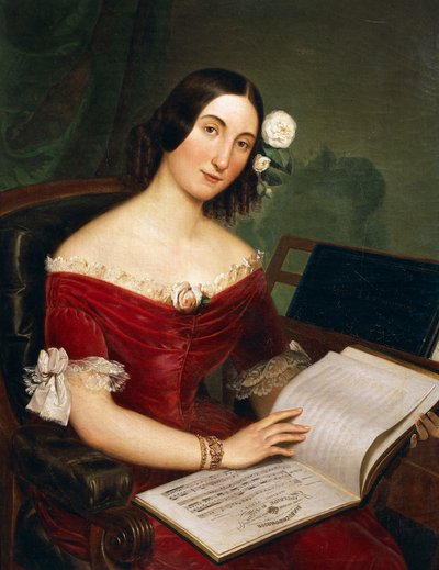 Portrét Giuseppiny Strepponi (Lodi od Italian School