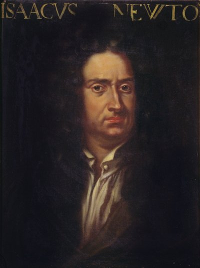 Portrét Isaaca Newtona (1642-1727) kolem roku 1680 od Italian School