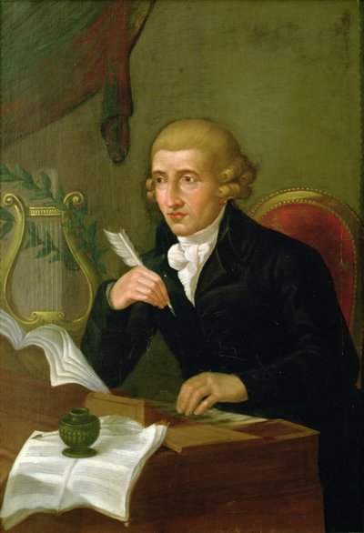 Portrét Josepha Haydna (1732 - 1809) (olej na plátně) od Italian School