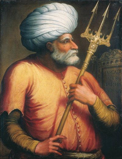 Portrét Khaira ed-Dina, kolem roku 1550 od Italian School