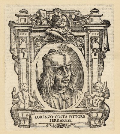 Portrét Lorenza Costy, italského malíře z Ferrary renesance od Italian School