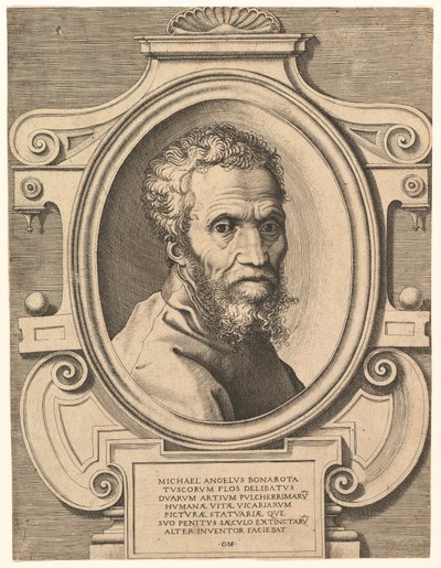 Portrét Michelangela, hospoda. C1564. od Italian School