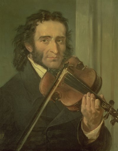 Portrét Niccolo Paganiniho (1782-1840) od Italian School