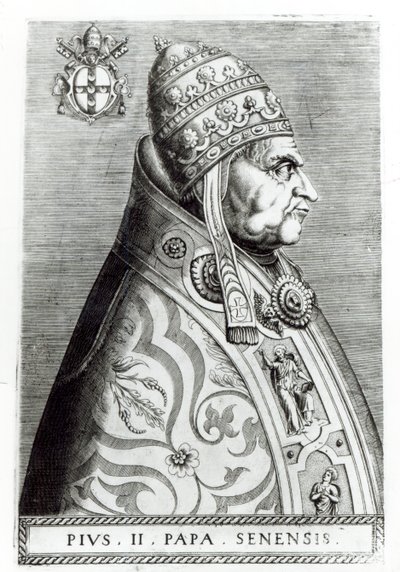 Portrét papeže Pia II od Italian School
