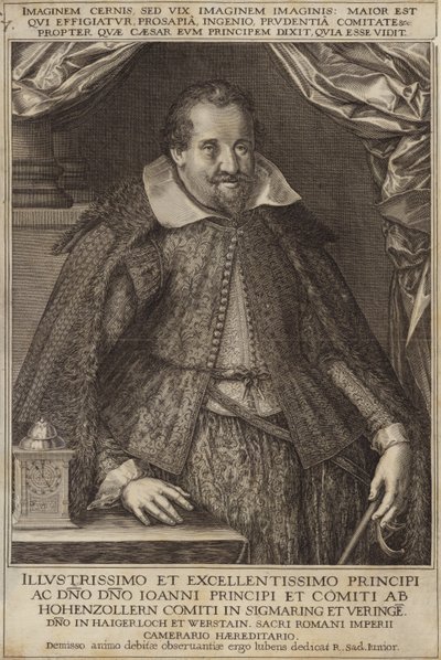 Portrét prince Jana z Hohenzollern-Sigmaringen od Italian School