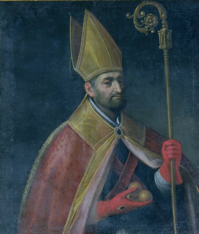 Portrét svatého Mikuláše, 1700 od Italian School
