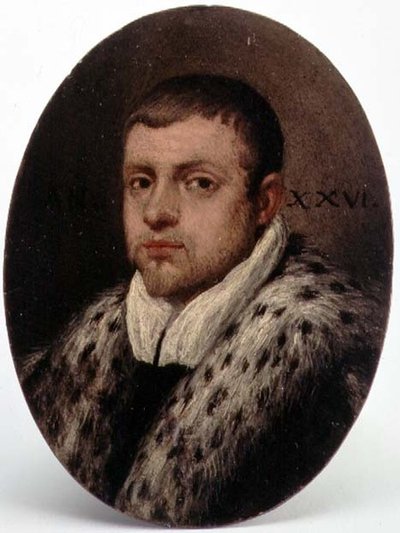 Portrét benátského patricije (olej na mědi) od Italian School
