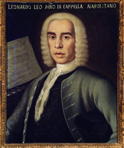 Portrét italského skladatele Lea Leonarda (1694-1744) od Italian School
