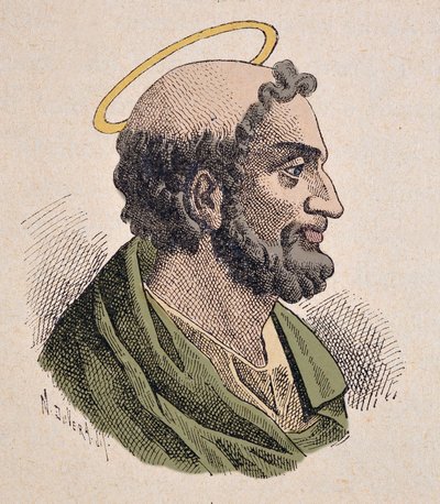 Portrét svatého Pierra (1er siecle), prvního papeže a romského biskupa. od Italian School