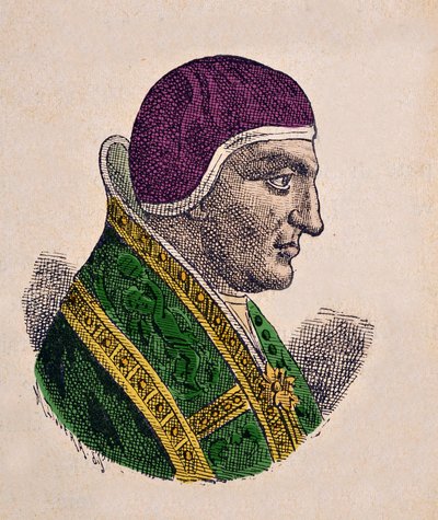 Portrét papeže Agapeta II. (946-955) od Italian School