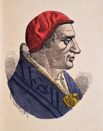 Portrét papeže Benoita Iera (Benedikt, Benedetto nebo Benedictus) (575-579) od Italian School