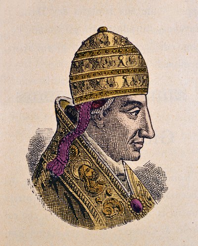 Portrét papeže Benoita VII (benedetto, Benedict nebo Benedictus) (974-983) od Italian School