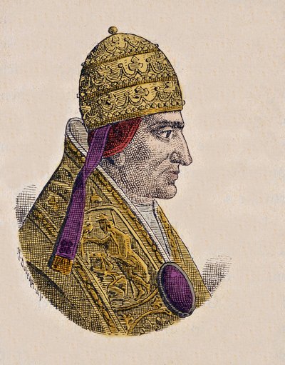 Portrét papeže Klementa II (Clemente nebo Clemens) (1046-1047) od Italian School