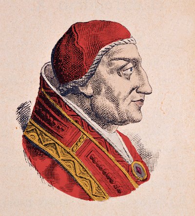 Portrét papeže Klementa IV od Italian School