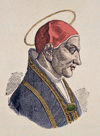 Portrét papeže Felixe III. (Felice) (483-492) od Italian School