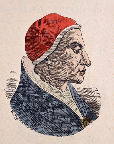 Portrét papeže Felixe IV (Felice) (526-530) od Italian School