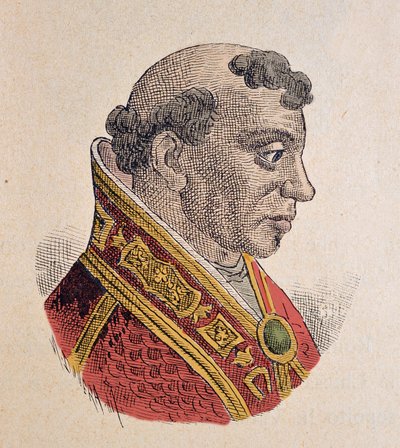 Portrét papeže Formose (Formoso, Formosus) (891-896) od Italian School
