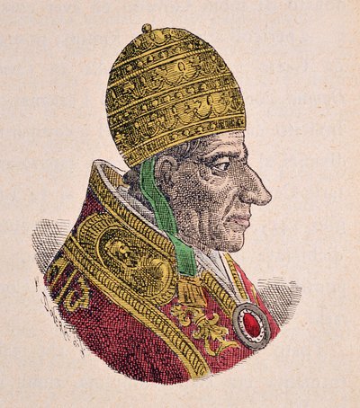 Portrét papeže Gregoire XII (Gregorio, Gregorius nebo Gregory) (1406-1415) od Italian School