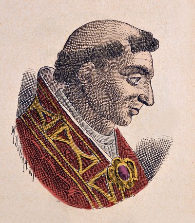 Portrét papeže Jana IX. (Giovanni, Ioannes) (898-900) od Italian School