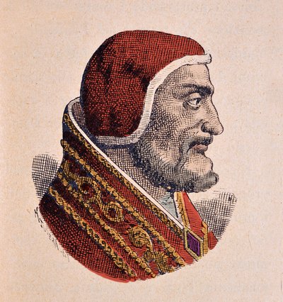 Portrét papeže Jana XXI (Giovanni, Ioannes) (1276-1277)) od Italian School