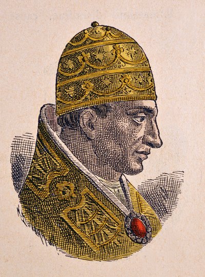 Portrét papeže Jana X. (Giovanni, Ioannes) (914-928) od Italian School
