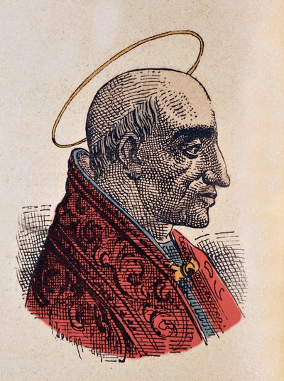 Portrét papeže Marcellina (Marcellinus nebo Marcellinus) (296-304) od Italian School