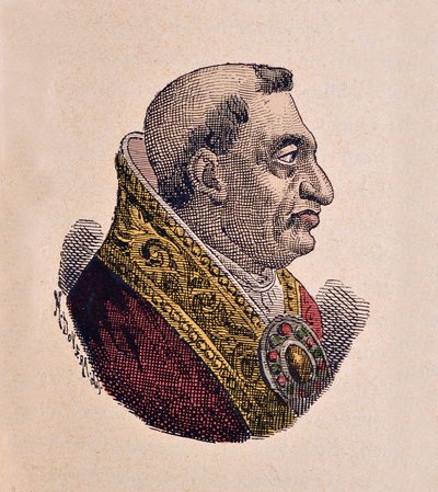 Portrét papeže Pavla II (Paolo, Paulus) (1464-1471) od Italian School
