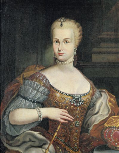 Portrét manželky Pietra Leopolda di Lorena, kolem roku 1750 od Italian School