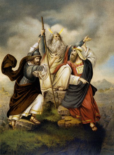 Modlitba Mojžíše - v „Zlatá klasická Bible: historie Božího zjevení ve starověkém a novém úsilí“ “ od Giovanniho Ladislao Sykory (sv. 1), přeložil Don Clemente Benetti. (italská bible) od Italian School