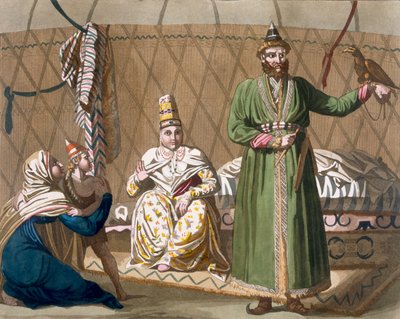 Princ a hlava státu Kirgizského lidu, c.1820-30s od Italian School
