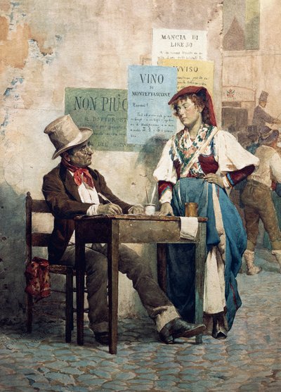 Veřejný písař, Itálie od Italian School