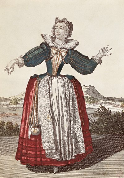 Radegonda, postava Commedia dell