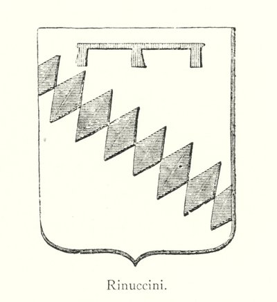 Rinuccini (rytina) od Italian School
