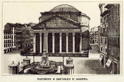 Řím: Pantheon nebo Mausoleo D
