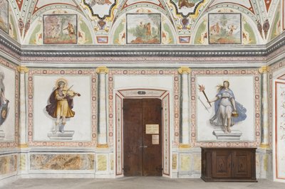 Pokoj Jupitera a Merkura: Apollo a Diana od Italian School