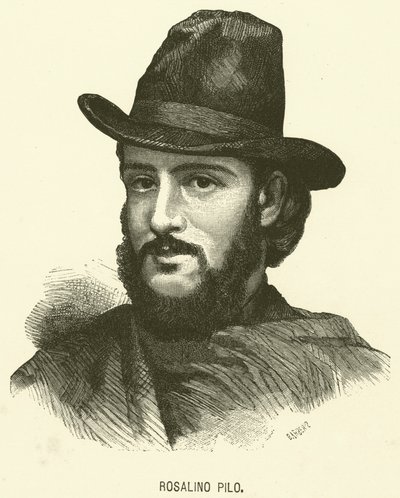 Rosalino Pilo (rytina) od Italian School