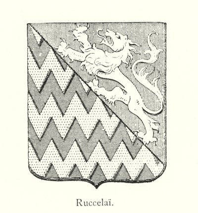 Ruccelai (rytina) od Italian School