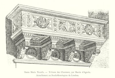 Santa Maria Novella, Tribune des Chanteurs, Baccio d