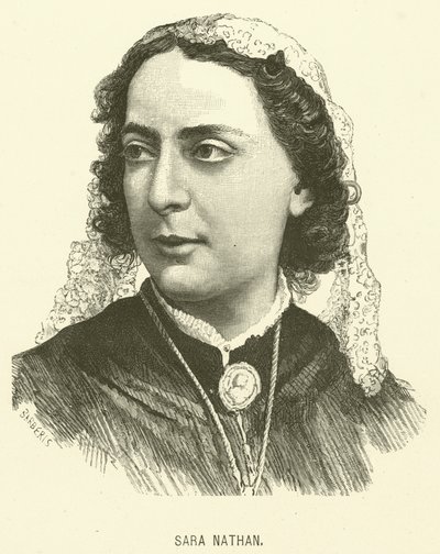 Sara Nathan (rytina) od Italian School