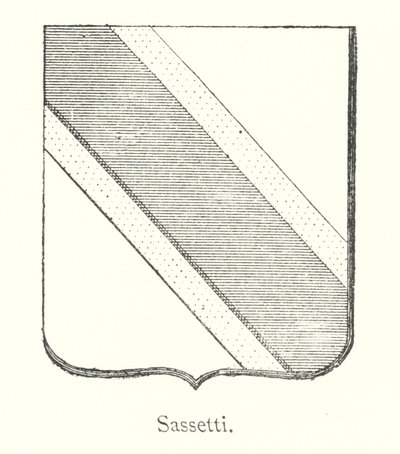 Sassetti (rytina) od Italian School