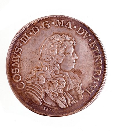 Stříbrná piastra z Florencie, vláda Cosima III od Medici (1642-1723) od Italian School