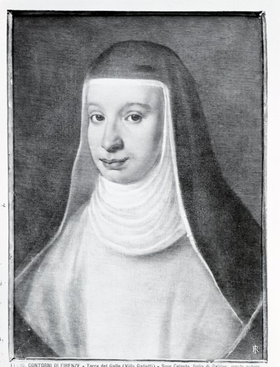 Sestra Celeste, dcera Galilea od Italian School