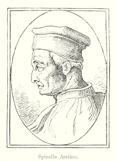 Spinello Aretino (rytina) od Italian School