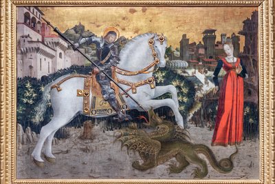 Svatý Jiří a drak“ od Italian School